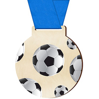 Football sports medal for football player