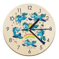 WOODEN WALL CLOCK FOR CHILDREN