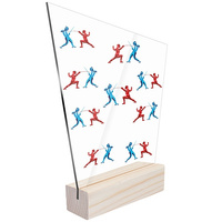 Sports fencing statuette for a fencer