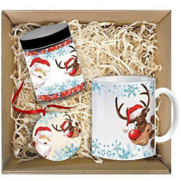 BASKET GIFT SET FOR SANTA'S DAY CHRISTMAS GIFT CHRISTMAS TREE CHRISTMAS BOX