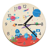 WOODEN WALL CLOCK FOR CHILDREN