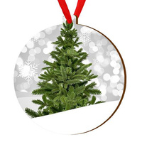 Wooden bauble for the Christmas tree