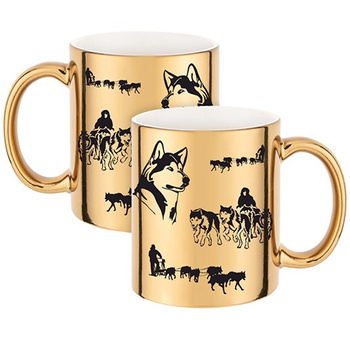 SPORTS MUSHER MUG DOG SLEED RACE