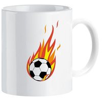 Football sports mug for a footballer
