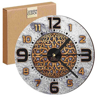 WALL CLOCK WOODEN CONCRETE