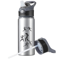 MUG SPORTS BOTTLE WATER BOTTLE WITH STRAW WITH HANDLE SURVIVAL 