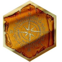 MIRROR DECORATIVE PANEL FOR THE WALL HEXAGON