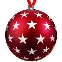 Wooden bauble for the Christmas tree