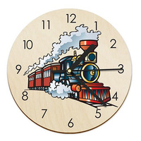 WOODEN WALL CLOCK FOR CHILDREN