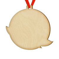 Wooden bauble for the Christmas tree