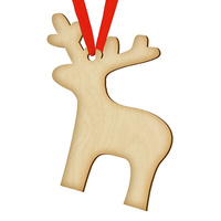 Wooden bauble for the Christmas tree