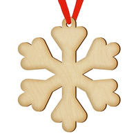 Wooden bauble for the Christmas tree