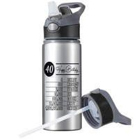MUG SPORTS BOTTLE WATER BOTTLE WITH STRAW WITH HANDLE SURVIVAL 