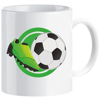 Football sports mug for a footballer
