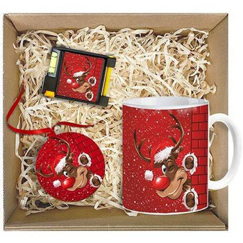 BASKET GIFT SET FOR SANTA'S DAY CHRISTMAS GIFT CHRISTMAS TREE CHRISTMAS BOX