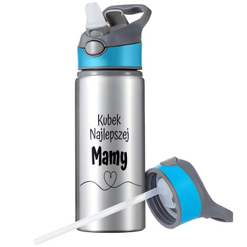 MUG SPORTS BOTTLE WATER BOTTLE WITH STRAW WITH HANDLE SURVIVAL 