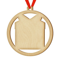 Wooden bauble for the Christmas tree