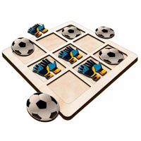 TIC TACK TOE GAME BALL AND GLOVES