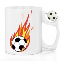MUG HANDLE FOOTBALL for a FOOTBALL FAN FOOTBALL PLAYER