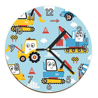WOODEN WALL CLOCK FOR CHILDREN