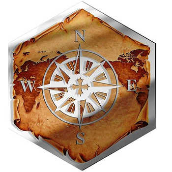  MIRROR DECORATIVE PANEL FOR THE WALL HEXAGON 