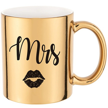 MRS gold mirror mug