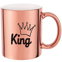 KING pink mirror mug