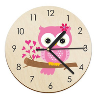 WOODEN WALL CLOCK FOR CHILDREN
