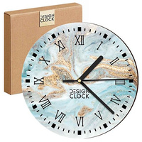 WALL CLOCK WOODEN CONCRETE