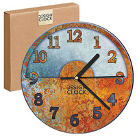 WALL CLOCK WOODEN IRON