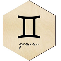 WOODEN DECORATIVE PANEL FOR A WALL HEXAGON