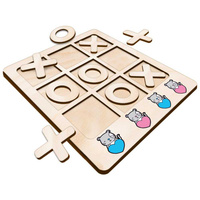 TIC TACK TOE GAME CAT AND HEART