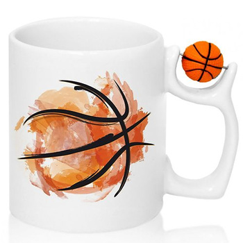 MUG HANDLE BALL FOR A BASKETBALL FAN BASKETBALL BASKETBALL PLAYER BASKET