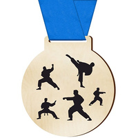 Sports medal traditional karate