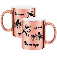 DOG SLEED RACING MUG FOR A COMPETITOR