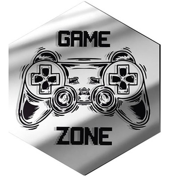  MIRROR DECORATIVE PANEL FOR THE WALL HEXAGON 