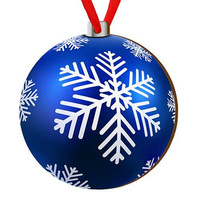 Wooden bauble for the Christmas tree
