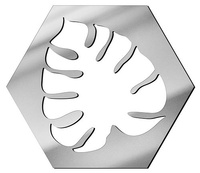 MIRROR DECORATIVE PANEL FOR THE WALL HEXAGON 