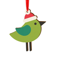 Wooden bauble for the Christmas tree