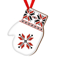 Wooden bauble for the Christmas tree