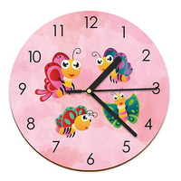 WOODEN WALL CLOCK FOR CHILDREN