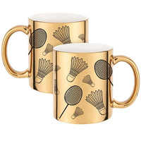 MUG FOR A BADMINTON PLAYER