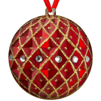 Wooden bauble for the Christmas tree