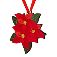 Wooden bauble for the Christmas tree