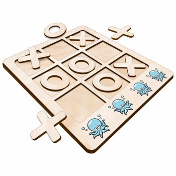 TIC TACK TOE GAME OCTOPUS ANIMAL