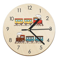 WOODEN WALL CLOCK FOR CHILDREN