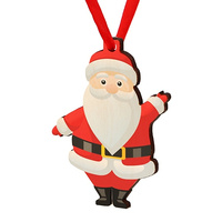 Wooden bauble for the Christmas tree