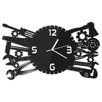 WALL CLOCK EFFECT OF MECHANIC'S TOOLS