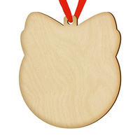 Wooden bauble for the Christmas tree