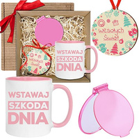 GIFT SET CHRISTMAS MUG BUBBLE gift for WOMAN GIRL